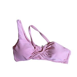 Blackbough One Shouldered Pink Bikini Top
